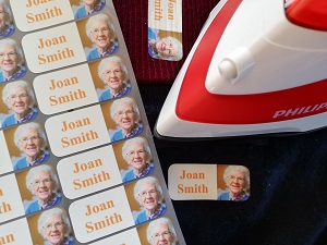 Iron-on Labels for care homes
