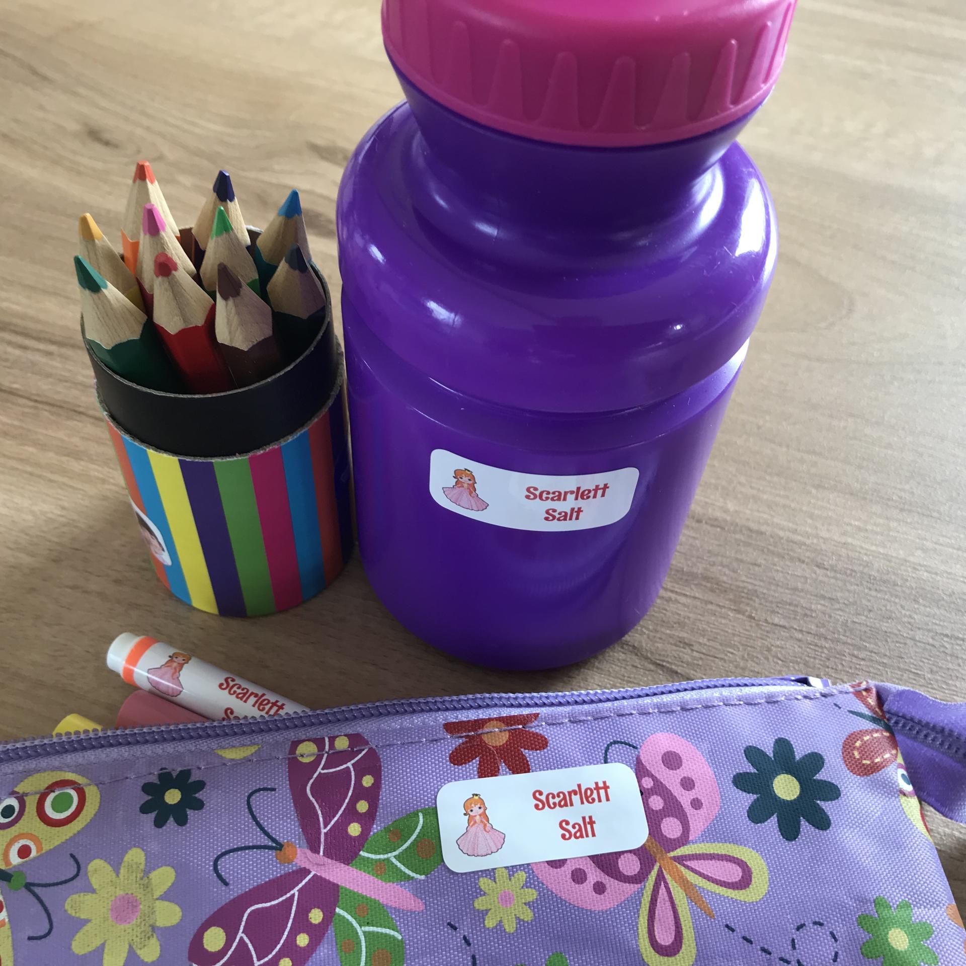 Sticky Labels for Water Bottles